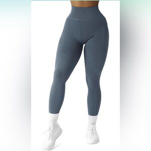 Set of two SUUKSESS Women Ribbed Seamless Leggings High Waisted